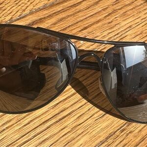 Black Oakley OO4079 FEEDBACK Aviator Sunglasses